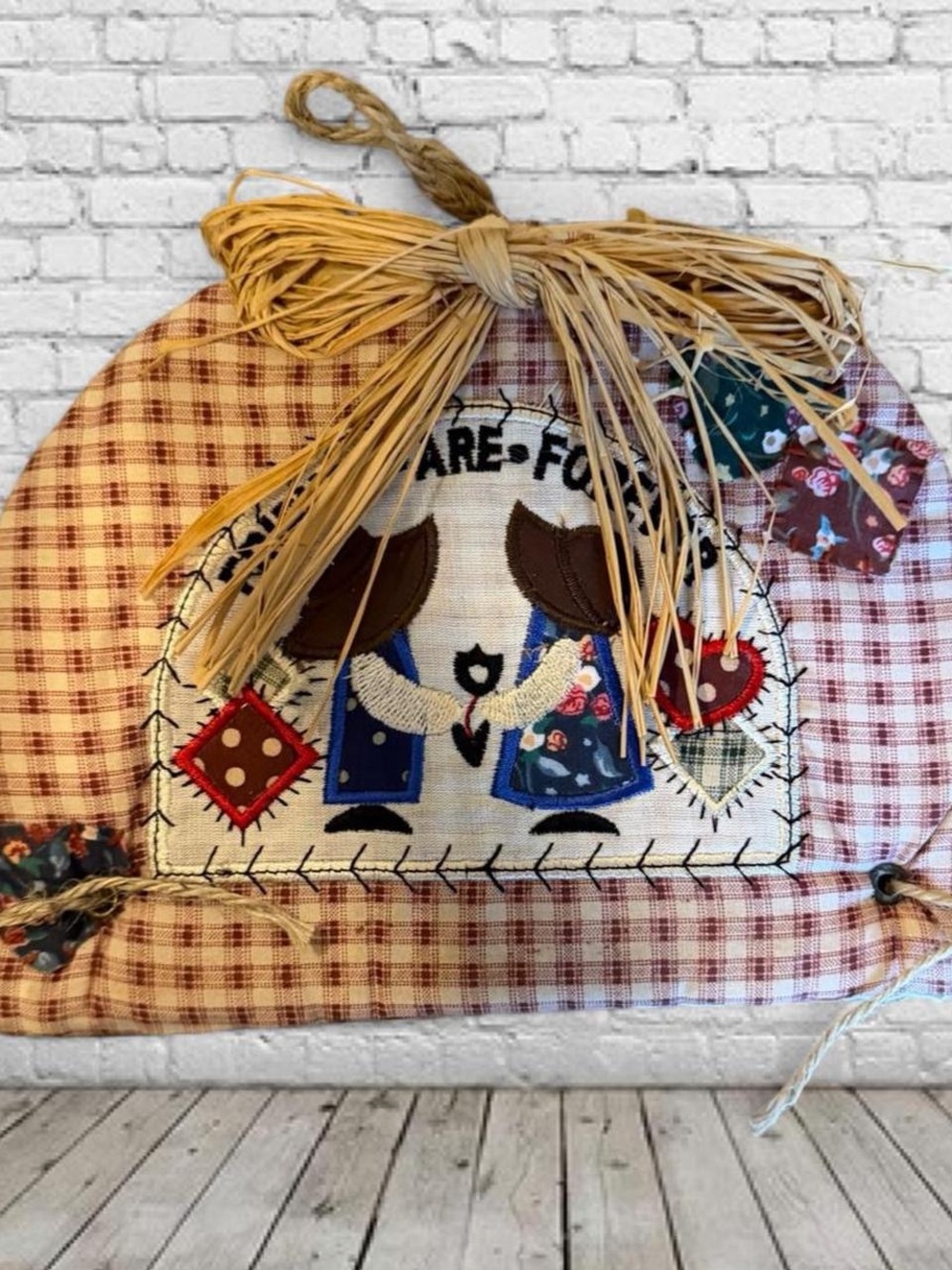 Country Folk Art Patchwork wall decor